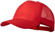 Lippalakki Clipak baseball cap, punainen liikelahja logopainatuksella
