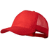 Lippalakki Clipak baseball cap, punainen liikelahja logopainatuksella