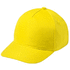 Lippalakki Krox baseball cap, keltainen liikelahja logopainatuksella