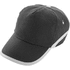 Lippalakki Line baseball cap, musta liikelahja logopainatuksella