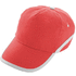 Lippalakki Line baseball cap, punainen liikelahja logopainatuksella