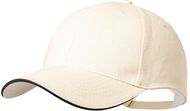 Lippalakki Linnea baseball cap, luonnollinen liikelahja logopainatuksella