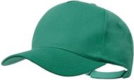 Lippalakki Pickot baseball cap, vihreä liikelahja logopainatuksella