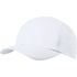 Lippalakki Rick baseball cap for kids, valkoinen liikelahja logopainatuksella