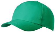 Lippalakki Rick baseball cap for kids, vihreä liikelahja logopainatuksella