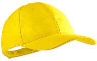 Lippalakki Rittel baseball cap, keltainen liikelahja logopainatuksella