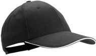 Lippalakki Rubec baseball cap, musta liikelahja logopainatuksella