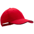 Lippalakki Rubec baseball cap, punainen liikelahja logopainatuksella