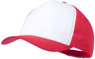 Lippalakki Sodel baseball cap, punainen liikelahja logopainatuksella