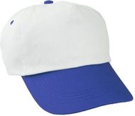 Lippalakki Sport baseball cap, valkoinen, sininen