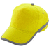 Lippalakki, heijastavat nauhat Tarea baseball cap, keltainen liikelahja logopainatuksella
