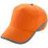 Lippalakki, heijastavat nauhat Tarea baseball cap, oranssi liikelahja logopainatuksella