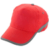 Lippalakki, heijastavat nauhat Tarea baseball cap, punainen liikelahja logopainatuksella