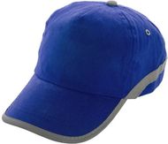 Lippalakki, heijastavat nauhat Tarea baseball cap, sininen liikelahja logopainatuksella