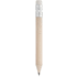 Lyijykynä Miniature wooden pencil, valkoinen, luonnollinen liikelahja logopainatuksella