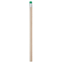 Lyijykynä Togi pencil, luonnollinen, vihreä liikelahja logopainatuksella