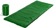 Makuupussi Calix sleeping bag, vihreä liikelahja logopainatuksella