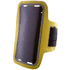 Matkapuhelimen suojus Kelan mobile armband case, keltainen liikelahja logopainatuksella