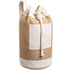 Merimiessäkki Lopso sailor bag, valkoinen, luonnollinen liikelahja logopainatuksella