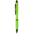 Monikäyttöinen kuulakynä Bampy touch ballpoint pen, musta, kalkinvihreä liikelahja logopainatuksella