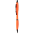 Monikäyttöinen kuulakynä Bampy touch ballpoint pen, musta, oranssi liikelahja logopainatuksella