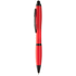 Monikäyttöinen kuulakynä Bampy touch ballpoint pen, musta, punainen liikelahja logopainatuksella