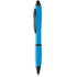 Monikäyttöinen kuulakynä Bampy touch ballpoint pen, vaaleansininen, musta liikelahja logopainatuksella