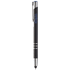 Monikäyttöinen kuulakynä Connel touch ballpoint pen, sininen, musta liikelahja logopainatuksella