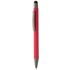 Monikäyttöinen kuulakynä Hevea touch ballpoint pen, punainen liikelahja logopainatuksella