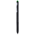 Monikäyttöinen kuulakynä Motul touch ballpoint pen, musta, vihreä liikelahja logopainatuksella
