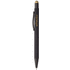 Monikäyttöinen kuulakynä Pearly ballpoint pen, kultainen, musta liikelahja logopainatuksella