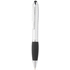 Monikäyttöinen kuulakynä Tumpy touch ballpoint pen, hopea, musta liikelahja logopainatuksella