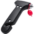 Monikäyttöinen lasivasara Seleter emergency hammer, musta liikelahja logopainatuksella