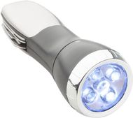 Monikäyttöinen taskulamppu Talos multifunctional flashlight, musta liikelahja logopainatuksella