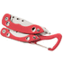 Monikäyttöinen taskutyövälineet Borth multi tool, punainen liikelahja logopainatuksella