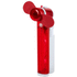 Monikäyttöinen tuuletin Hendry water spray fan, punainen liikelahja logopainatuksella
