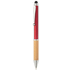 Monikäyttöinen kuulakynä Bollys touch ballpoint pen, punainen liikelahja logopainatuksella