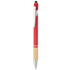 Monikäyttöinen kuulakynä Bonnel touch ballpoint pen, punainen liikelahja logopainatuksella