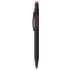 Monikäyttöinen kuulakynä Pearly ballpoint pen, musta, oranssi lisäkuva 3