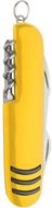 Monikäyttöinen taskuveitsi Shakon multifunctional pocket knife, keltainen liikelahja logopainatuksella