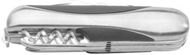 Monikäyttöinen taskuveitsi Wyoming pocket knife with 11 functions, hopea liikelahja logopainatuksella