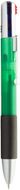 Monivärinen kuulakynä 4 Colour ballpoint pen, vihreä liikelahja logopainatuksella