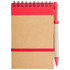 Muistilehtiö Ecocard notebook, luonnollinen, punainen lisäkuva 1