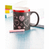 Muki Colorful chalk mug, musta, punainen lisäkuva 3