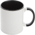 Muki Harnet sublimation mug, valkoinen, musta liikelahja logopainatuksella