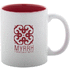 Muki Revery mug, valkoinen, punainen lisäkuva 2