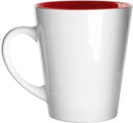 Muki Salo mug, valkoinen, punainen liikelahja logopainatuksella