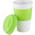Muki Soft Touch mug with silicone, valkoinen, kalkinvihreä lisäkuva 1