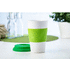Muki Soft Touch mug with silicone, valkoinen, kalkinvihreä lisäkuva 2