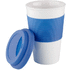 Muki Soft Touch mug with silicone, valkoinen, sininen lisäkuva 1